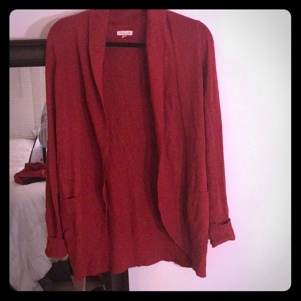 Silence and Noise Red Cardigan